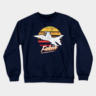 Retro F-16 Falcon Crewneck Sweatshirt